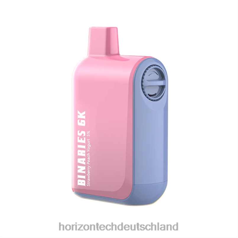 HorizonTech Vape Deutschland - HorizonTech Binaries Cabin Einweg 15 ml X82D643 Erdbeer-Pfirsich-Joghurt