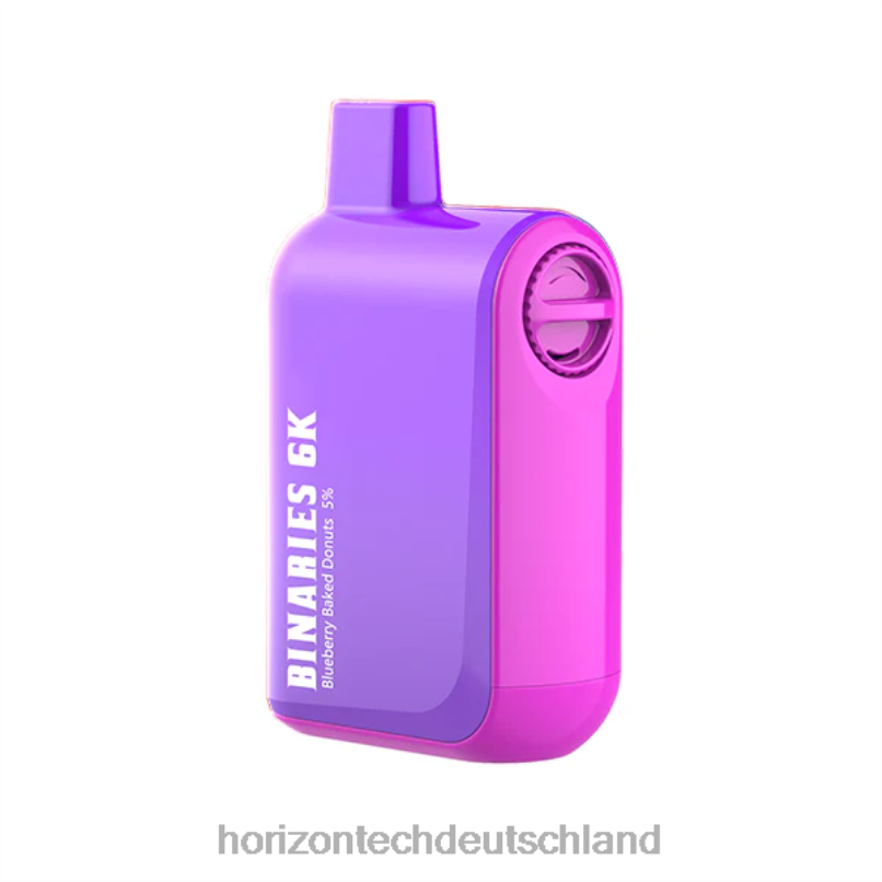 Horizon Tech Vape Tank - HorizonTech Binaries Cabin Einweg 15 ml X82D635 mit Blaubeeren gebackener Donut