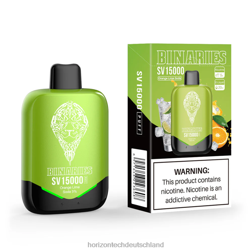 HorizonTech Deutschland - HorizonTech Binaries Cabin Einweg-Sv X82D691 Orangenlimonade