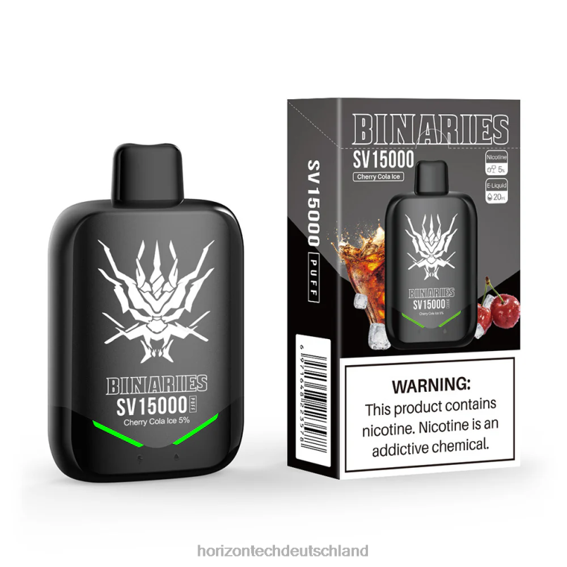 HorizonTech Disposable Vape - HorizonTech Binaries Cabin Einweg-Sv X82D688 Kirsch-Cola-Eis
