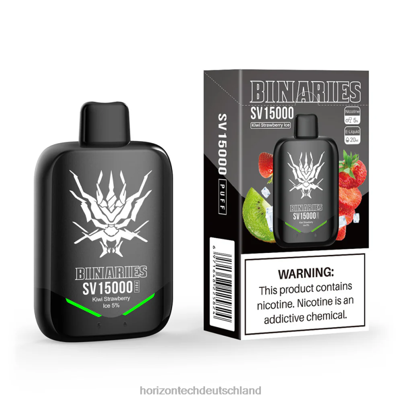 Horizon Tech Vape - HorizonTech Binaries Cabin Einweg-Sv X82D689 Kiwi-Erdbeer-Eis