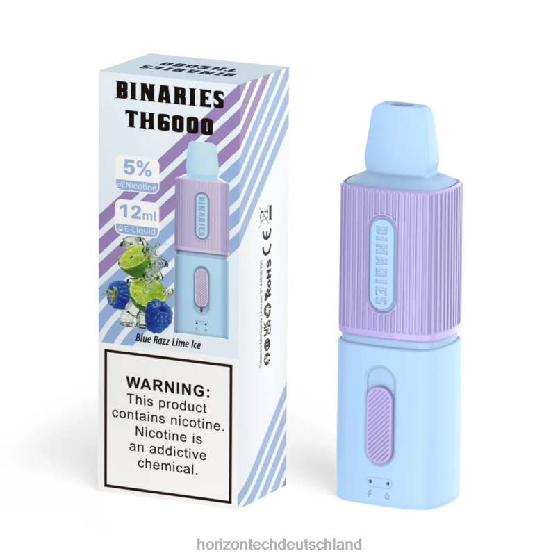 blaues razz-limette-eis