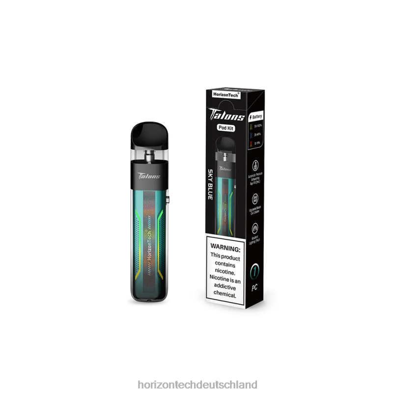 HorizonTech Vape Kit - HorizonTech Talons Pod-System X82D6199 Himmelblau