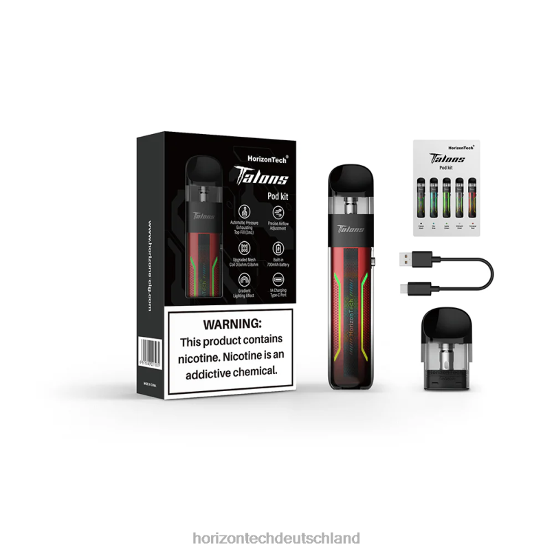 Horizon Tech Company - HorizonTech Talons Starter-Kit X82D6202 Zinnoberrot
