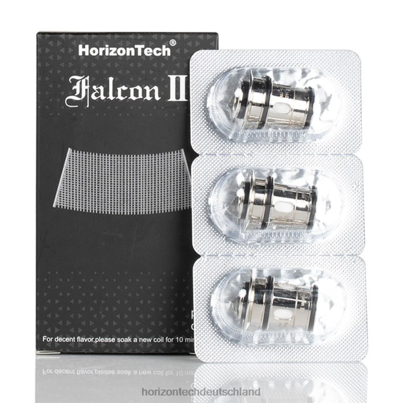 HorizonTech Disposable Vape - HorizonTech Falcon 2 Spulen (3er-Pack) X82D68 Sektormasche 0,14 Ohm