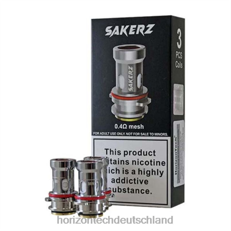 Horizon Tech Vape - HorizonTech Sakerz Spulen (3er-Pack) X82D6159 0,4 Ohm (3er-Pack)