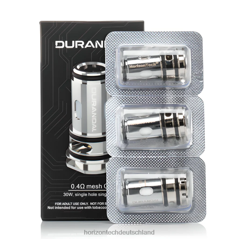 Horizon Tech Vape Tank - HorizonTech Durandal Spulen (3er-Pack) X82D615 0,4 Ohm (3er-Pack)